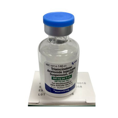 Picture of Triamcinolone Acetonide 40 mg / mL Injection Multiple Dose Vial 5 mL16714014001