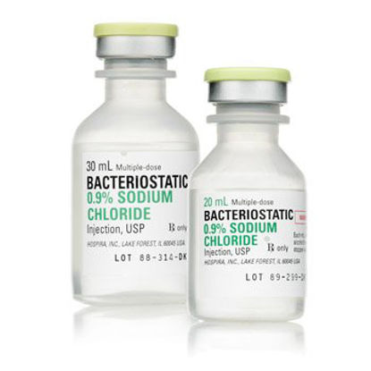 Picture of Diluent Bacteriostatic Sodium Chloride 0.9% Injection Multiple Dose Vial 30 mL00409196607