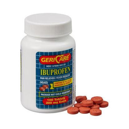 Picture of Pain Relief Geri-Care® 200 mg Strength Ibuprofen Tablet 100 per Bottle60-941-01