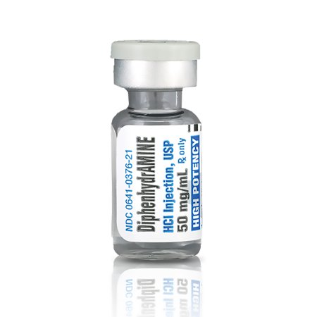 Picture of Diphenhydramine HCl 50 mg / mL Injection Vial 1 mL00641037625