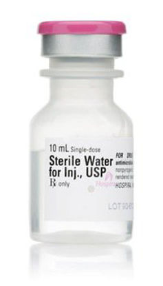 Picture of Diluent Sterile Water for Injection, Preservative Free Injection Single Dose Vial 10 mL00409488710
