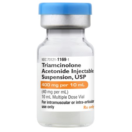Picture of Triamcinolone Acetonide 40 mg / mL Injection Multiple Dose Vial 10 mL70121116901