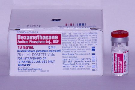 Picture of Dexamethasone Sodium Phosphate 10 mg / mL Injection Vial 1 mL00641036725