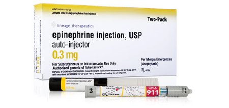 Picture of Alpha and Beta Adrenergic Agonist Epinephrine 0.3 mg Injection Auto-Injector 0.3 mL00115169449