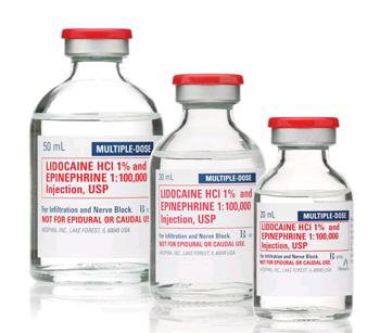 Picture of Lidocaine HCl / Epinephrine 1% - 1:100,000 Injection Multiple Dose Vial 20 mL00409317801