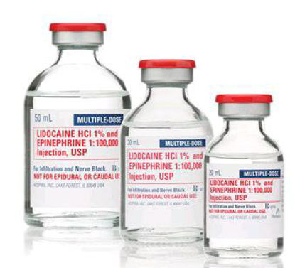 Picture of Lidocaine HCl / Epinephrine 1% - 1:100,000 Injection Multiple Dose Vial 20 mL00409317801
