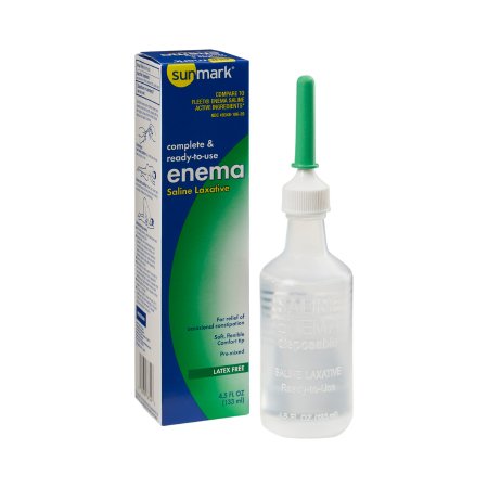 Picture of Enema sunmark® 4.5 oz. 19 Gram - 7 Gram Strength Monobasic Sodium Phosphate / Dibasic Sodium Phosphate49348018620