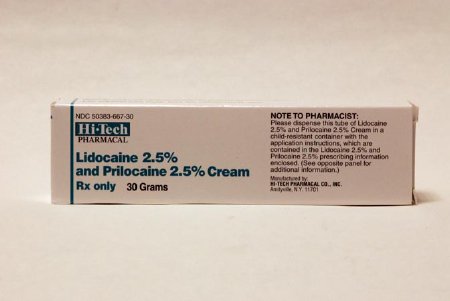 Picture of Lidocaine / Prilocaine 2.5% - 2.5% Cream Tube 30 Gram50383066730