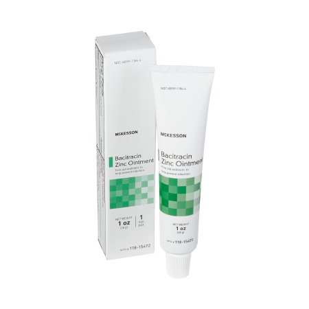 Picture of First Aid Antibiotic McKesson Brand Ointment 1 oz. Tube118-15472