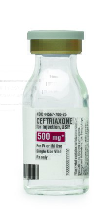 Picture of Ceftriaxone Sodium, Preservative Free 500 mg Injection Single Dose Vial44567070025