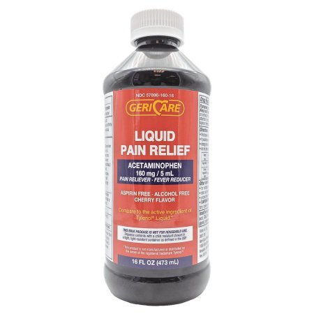 Picture of Pain Relief Geri-Care® 160 mg / 5 mL Strength Acetaminophen Liquid 16 oz.Q101-16-GCP