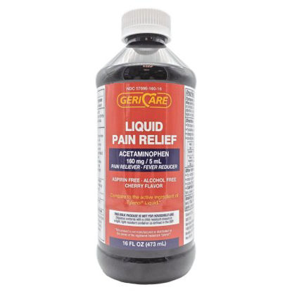 Picture of Pain Relief Geri-Care® 160 mg / 5 mL Strength Acetaminophen Liquid 16 oz.Q101-16-GCP