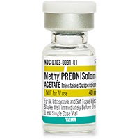 Picture of Methylprednisolone Acetate 40 mg / mL Injection Single Dose Vial 1 mL00703003101
