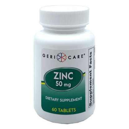 Picture of Mineral Supplement Geri-Care Zinc Sulfate 50 mg Strength Tablet 60 per Bottle865-06