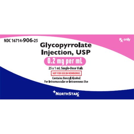 Picture of Glycopyrrolate 0.2 mg / mL Injection Single Dose Vial 1 mL16714090625