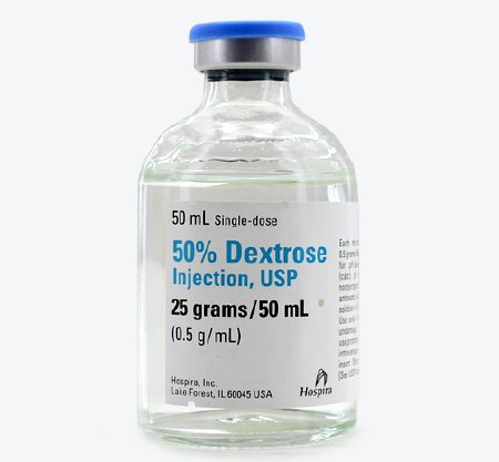 Picture of Caloric Agent Dextrose / Water 50% IV Solution Single Dose Vial 50 mL00409664802