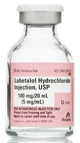 Picture of Labetalol HCl 5 mg / mL Injection Multiple Dose Vial 20 mL00409226720