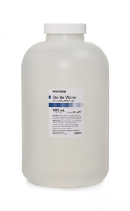 Picture of McKesson Irrigation Solution Sterile Water for Irrigation Not for Injection Bottle 1000 mL37-6291