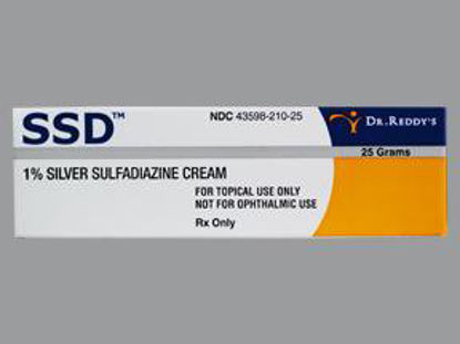 Picture of SSD™ Silver Sulfadiazine 1% Cream Tube 25 Gram43598021025