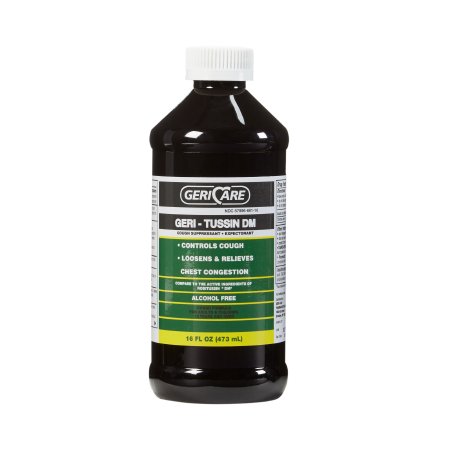 Picture of Cold and Cough Relief Geri-Care® 100 mg - 10 mg / 5 mL Strength Syrup 16 oz.QRDM-16-GCP