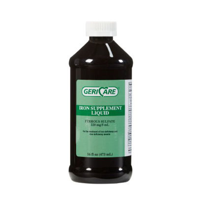 Picture of Mineral Supplement Geri-Care Iron 220 mg Strength Liquid 16 oz.Q701-16-GCP