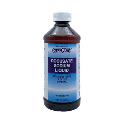 Picture of Stool Softener McKesson Brand Liquid 16 oz. 50 mg / 5 mL Strength Docusate SodiumQ402-16-GCP