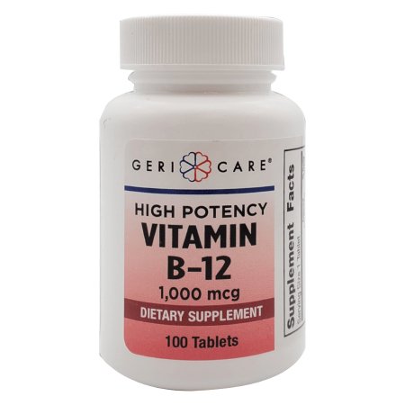 Picture of Vitamin Supplement Geri-Care 1000 mcg Strength Tablet 100 per Bottle896-01-GCP