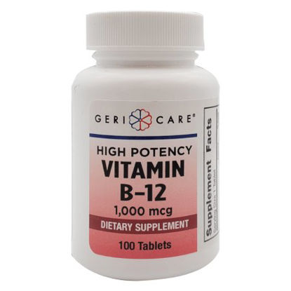 Picture of Vitamin Supplement Geri-Care 1000 mcg Strength Tablet 100 per Bottle896-01-GCP