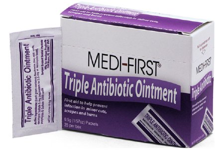 Picture of First Aid Antibiotic Ointment 0.5 Gram Individual Packet22373