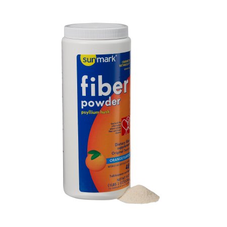 Picture of Fiber Supplement sunmark® Orange Flavor Powder 19 oz. Psyllium Husk01093981344