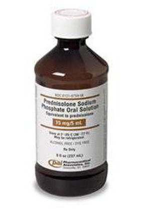 Picture of Prednisolone Sodium Phosphate 15 mg / 5 mL Solution Bottle 8 oz.00121075908