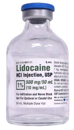 Picture of Lidocaine HCl 1%, 10 mg / mL Injection Multiple Dose Vial 50 mL00143957710