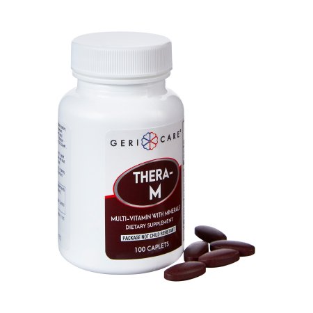 Picture of Multivitamin Supplement with Minerals Geri-Care Caplet 100 per Bottle621-01-GCP