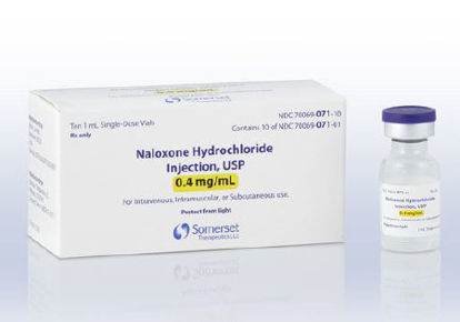 Picture of Naloxone HCl, Preservative Free 0.4 mg / mL Injection Single Dose Vial 1 mL70069007110