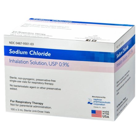 Picture of Respiratory Therapy Solution Sodium Chloride 0.9% Solution Nebulizer Vial 3 mL00487930103