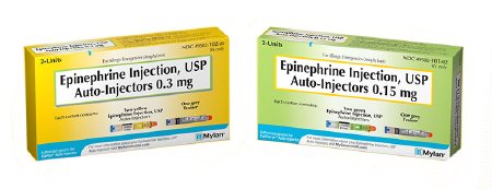 Picture of Alpha and Beta Adrenergic Agonist Epinephrine 0.3 mg (1:1000) Injection Auto-Injector 0.3 mL49502010202