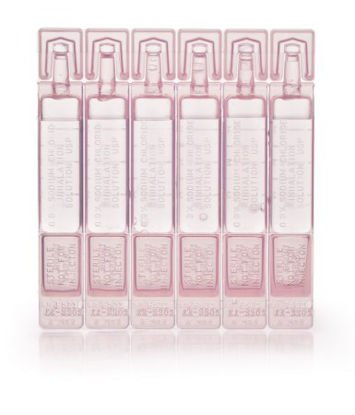 Picture of McKesson Respiratory Therapy Solution Sodium Chloride, Preservative Free 0.9% Solution Nebulizer Vial 3 mL16-20039