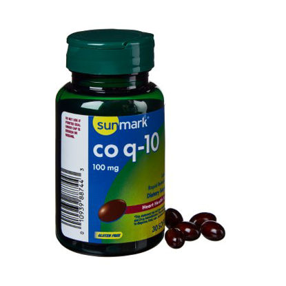 Picture of Vitamin Supplement sunmark® Coenzyme Q-10 100 mg Strength Softgel 30 per Bottle01093988744