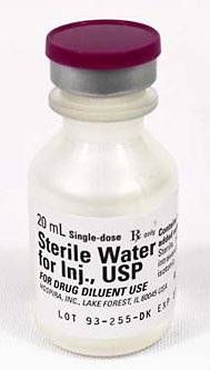 Picture of Diluent Sterile Water for Injection, Preservative Free Injection Single Dose Vial 20 mL00409488720