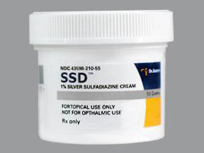 Picture of SSD™ Silver Sulfadiazine 1% Cream Jar 50 Gram43598021055