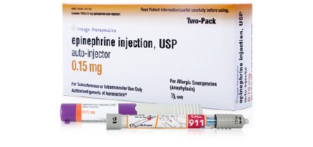 Picture of Alpha and Beta Adrenergic Agonist Epinephrine 0.15 mg Injection Auto-Injector 0.15 mL00115169549