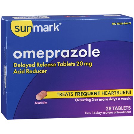 Picture of Antacid sunmark® 20 mg Strength Tablet 28 per Box49348084678
