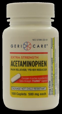 Picture of Pain Relief Geri-Care® 500 mg Strength Acetaminophen Caplet 100 per Bottle221.01