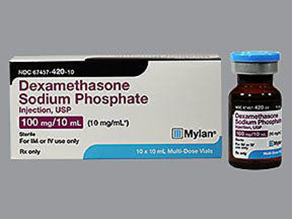 Picture of Dexamethasone Sodium Phosphate 10 mg / mL Injection Multiple Dose Vial 10 mL67457042010