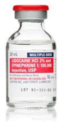 Picture of Lidocaine HCl / Epinephrine 2% - 1:100,000 Injection Multiple Dose Vial 20 mL00409318201