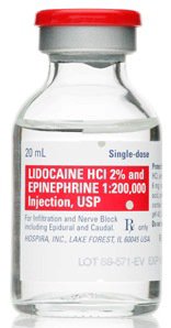 Picture of Lidocaine HCl / Epinephrine 2% - 1:200,000 Injection Single Dose Vial 20 mL00409318301