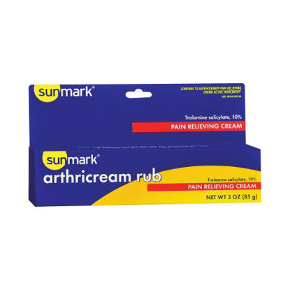Picture of Topical Pain Relief sunmark® 10% Strength Trolamine Salicylate Cream 3 oz.49348088384