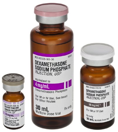 Picture of Dexamethasone Sodium Phosphate 4 mg / mL Injection Multiple Dose Vial 5 mL63323016505