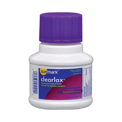 Picture of Laxative sunmark® clearlax® Powder 4.1 oz. 17 Gram Strength Polyethylene Glycol 335049348089350
