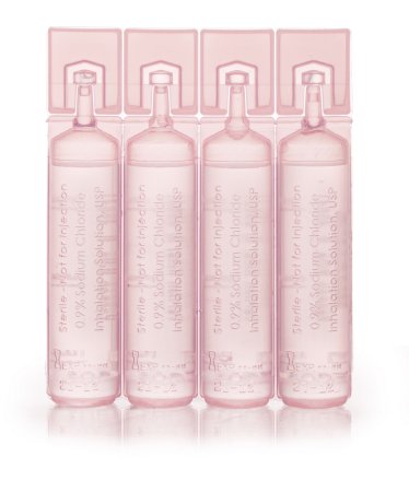 Picture of McKesson Respiratory Therapy Solution Sodium Chloride, Preservative Free 0.9% Solution Unit Dose Vial 15 mL16-20069